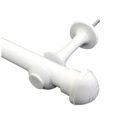 VARAO CORTINA 2MT BRANCO 19MM - 1728 GARFOX