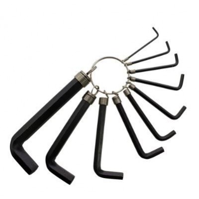 F - JOGO CHAVE ALLEN 10 PCS 1,5 A 10MM MELFI