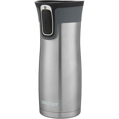 Copo Térmico West Loop 473ml Inox - Contigo Cor Prateado