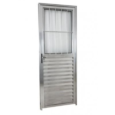 PORTA POSTIGO ALUM 210X80 ESQ SMG