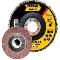 DISCO FLAP 4 1/2 115MM GRÃO 40 FERTAK
