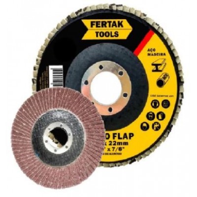 DISCO FLAP 4 1/2 115MM GRÃO 40 FERTAK