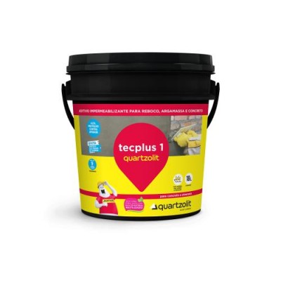 Aditivo Impermeabilizante Quartzolit Tecplus 1 18L
