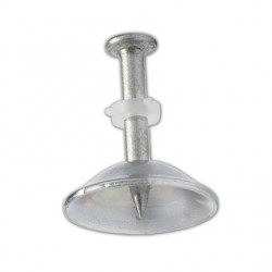 F - PINO LISO 1/4X27 COM ARRUELA CONICA