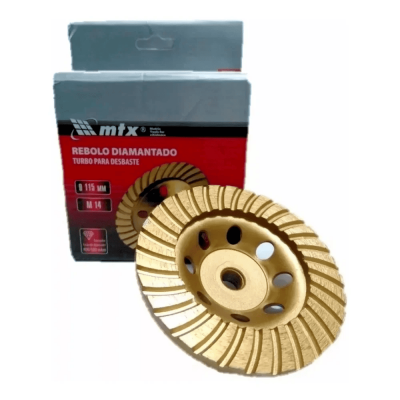 REBOLO DIAM TURBO 115MM X M14 MELFI
