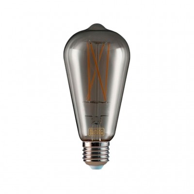 O - LAMPADA LED FILAMENTO ST64 BLACK 03W 2200K B&D