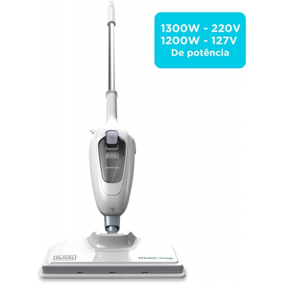 Vaporizador P/Piso 7 em 1 Steam Mop Black+Decker VL1300 220V