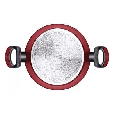 Caçarola Rasa Aluminio Forjado 28cm Everyday Vermelho Oxford