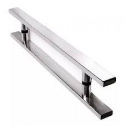 PUXADOR PLANO RETO INOX DUPLO 40CM - 4363 ANKOR
