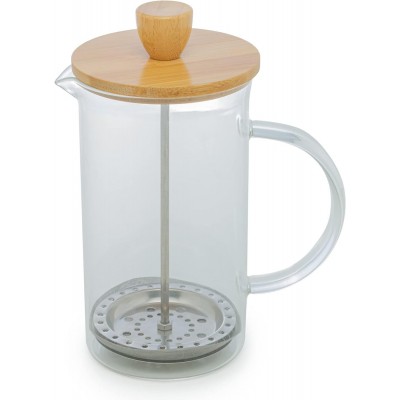 CAFETEIRA PRENSA TAMPA/BAMBU 600ML DE VIDRO WOLFF