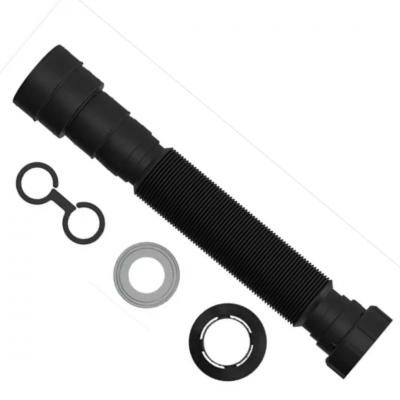 Sifão Sanfonado Universal Preto 070CM 030140 BLUKIT