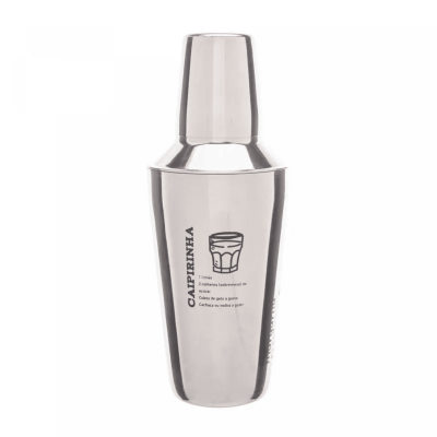 Coqueteleira de Aço Inox com Receitas 500ml, 2819 LYOR