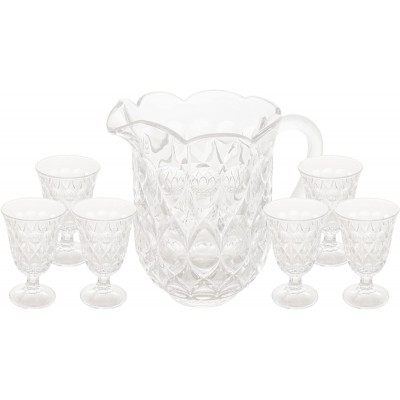 F - CJ 06 TACAS CRISTAL C/JARRA LILE 6869 LYOR