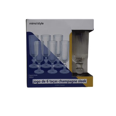 F - CJ 06 TACAS CHAMPAGNE 140ML SLEEK  TC23230MIMO