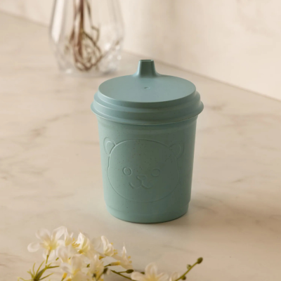 Copo Lyor Bambu Baby Bear 400Ml Azul 221357