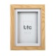 Porta Retrato 15x10 cm Fotografia Branco Madeira Natural BTC