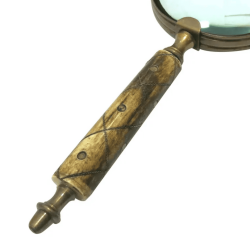 F - LUPA DE AUMENTO DE METAL BRONZE MEI0061 BTC