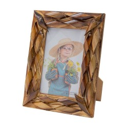 Porta Retrato De Bambu 10x15cm Trama Colorbox, Cim Toys