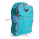 Mochila de Costa para Notebook Turquesa - 47745SC Luxcel