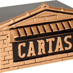 Caixa Correio Media Colonial Ouro Fcmopp