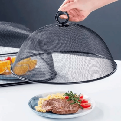 Tela Protetora em Metal Preto de Alimentos 35X13 - 2526 LYOR