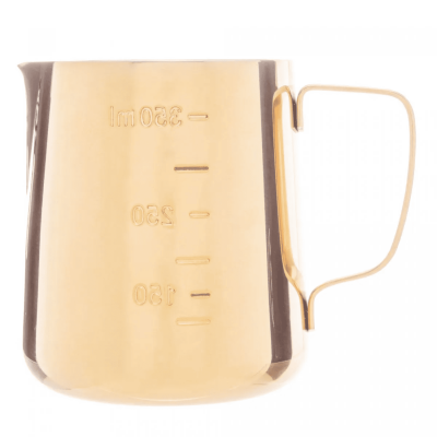Leiteira Elegante de Aço Inox Dourada 350ml - Lyor