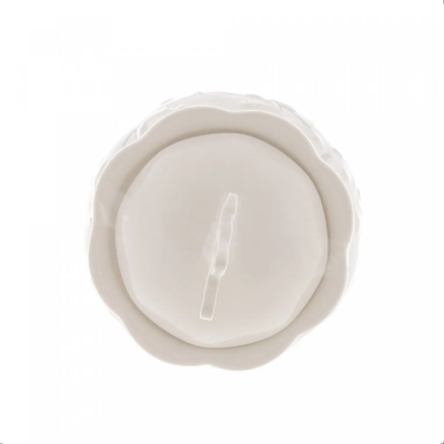 Açucareiro Porcelana Branca New Bone Butterfly Flower - LYOR