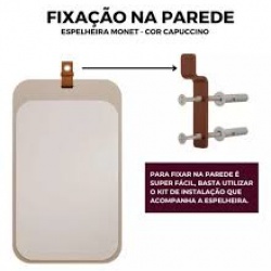 ESPELHEIRA MONET CAPPUCCINO MGM