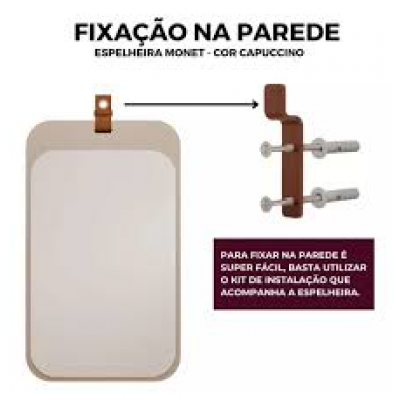 ESPELHEIRA MONET CAPPUCCINO MGM