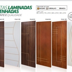 PORTA FRISADA MOGNO 04 210X80 CLM