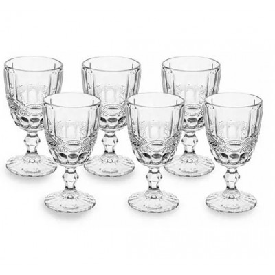 Conjunto 6 Taças de Água de Vidro Libélula 300ml - 6479 Lyor