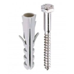 PARAF SEXT MAD 1/4X70 C/ BUCHA 10 C/2 ANKOR