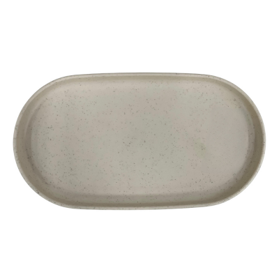 Travessa Oval Bambu PP Lines Bege 30,5cm 220838 Lyor