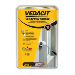 PINTURA IMPERMEAVEL PAREDE VEDAPREN 20KG VEDACIT