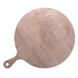 Tabua Redonda Melanina Estampa Madeira 31,5Cm 20522 Wolff