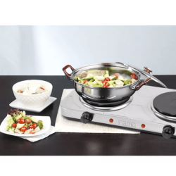 Fogao Eletrico Inox 02 Bocas 127W Ffg01 Britania