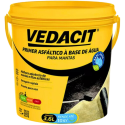 Primer Eco Emulsão Asfáltica 3,6L Base De Água - Vedacit