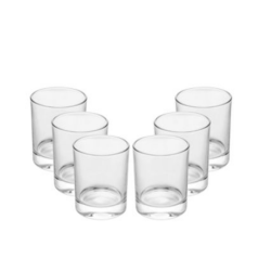 Conjunto de 6 Copos de Cristal 350ml - Wolff