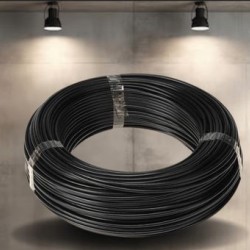 Cabo Flexivel 10,00Mm Pt Rl 100Mt Corfio