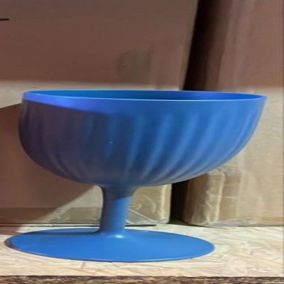 Taça Lyor PP Bambu Stripes 540Ml Azul 220082