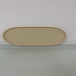 Travessa Oval Bambu PP Lines Bege 21cm 220837 Lyor