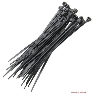 Abracadeira Nylon 3,6X100Mm Pt Pct 20Pc Melfi