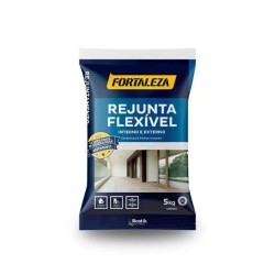 REJUNTE FLEX 01KG CINZA FORTALEZA