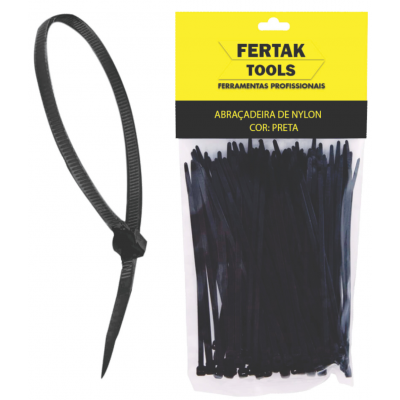 Abracadeira Nylon 3,6X250Mm Pt Fertak