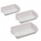 Conjunto 03 Refratarios C/Alça Basic Porcelana Branco 221116 Lyor