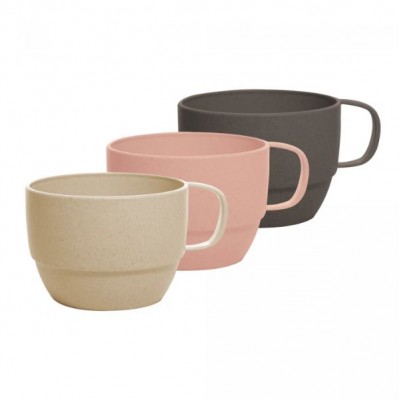 Caneca Bambu e PP Lines Salmão 360 Ml 221310 Lyor