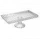 Travessa Geneva com Pé 34,5cm x 18,5cm x 11,5cm Cristal 21356 Wolff
