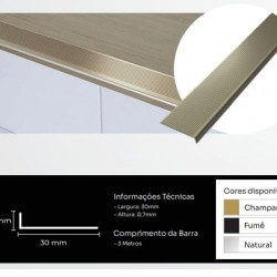 CANTONEIRA 3X0,7 NATURAL 3,0MT NEW PONTA