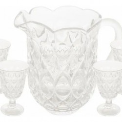 F - CJ 06 TACAS CRISTAL C/JARRA LILE 6869 LYOR