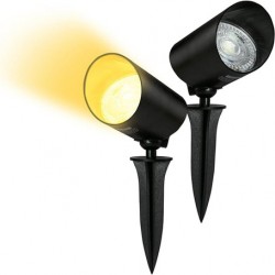 Espeto De Jardim Led Eco Black+decker Luz Amar Bdes-0300-01